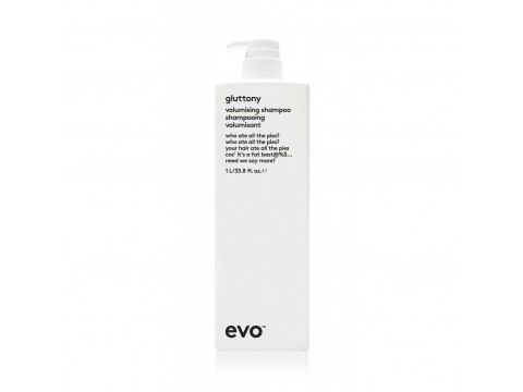 Evo Gluttony Volumising Shampoo Apimties suteikiantis šampūnas 1000ml Evo Gluttony Volumising Shampoo Apimties suteikiantis šampūnas 1000ml